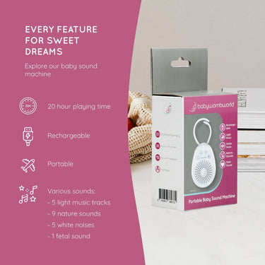 Portable White Noise and Soothing Sound Machine